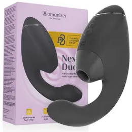 Womanizer Duo Next Black - Dual Air Pulse & Vibration Intimate Machine