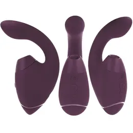 Womanizer Duo Next Dual Air & Vibration System Dark Purple 195mm