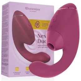 Womanizer Duo Next Dusky Pink Dual Intimate Stimulator, Air & Vibration, IPX7