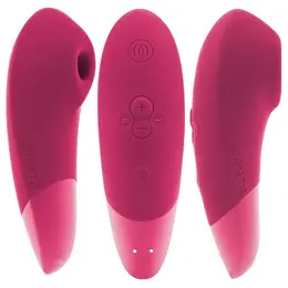 Womanizer Enhance Intimate Air & Vibration Device Vibrant Pink 158mm