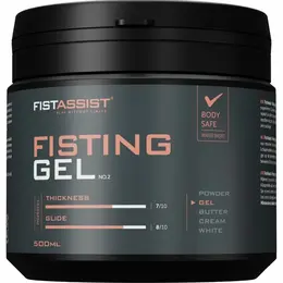 Cobeco Fist Assist Extra-Thick Water-Based Gel 500ml - Long-Lasting Formula
