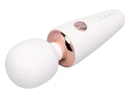le Wand Mini Microwand White Compact Rechargeable Massager 10cm