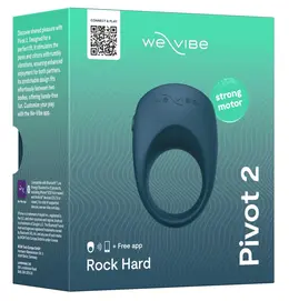 We-Vibe Pivot 2 Slate - Silicone Intimate Comfort Ring with App Control