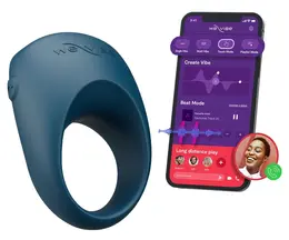We-Vibe Pivot 2 Slate - Silicone Intimate Comfort Ring with App Control