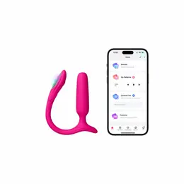 Lovense Lush Interactive Intimate Device Pink - App-Controlled, Light-Up Tail