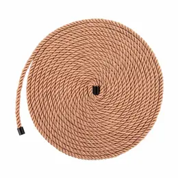 Rosy Gold Rope Set Elegant Luxury Bondage Ropes 8m Soft Fiber Gold