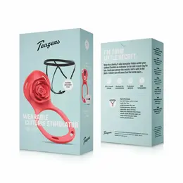 Teazers Red Adjustable Wearable Stimulation System with Remote Control