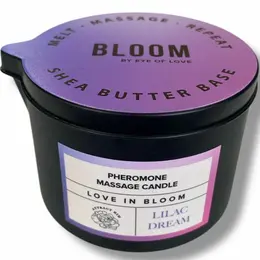 Eye of Love Bloom Massage Candle Indica Lilac Dream 150ml Vegan Aroma