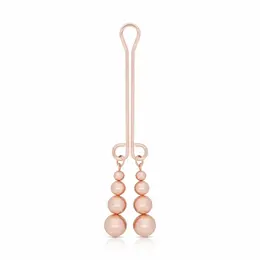 Rosy Gold Precision Clamp with Subtle Weight - Elegant Metallic Finish