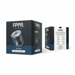 FPPR Dual-Sided Vibrating Sensation Device Black Waterproof Compact
