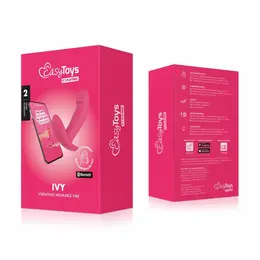 EasyConnect Ivy Wearable App-Controlled Intimate Device, Purple, Compact