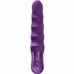 FUN FACTORY Stronic Surf Dark Violet - Pulsating Silicone Device 20 cm