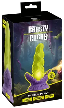 Beasty Cocks Passion Plant LED Intimate Device, 22 cm, Green