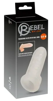 REBEL Sleeve M Intimate Enhancement System Transparent 16.5cm