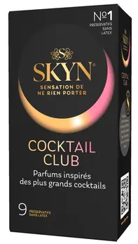 SKYN Cocktail Club Sensoprene Flavoured Latex-Free Condoms 9-Pack