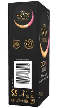 SKYN Cocktail Club Sensoprene Flavoured Latex-Free Condoms 9-Pack