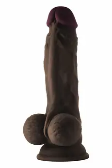 SHAFT Model A 7.5 Inch Liquid Silicone Dual-Layer Intimate Device Mahogany