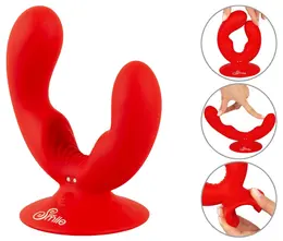 Sweet Smile Dual Vibrator Flexible Intimate System with Suction Cup Pink