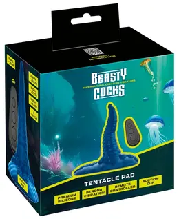 You2Toys Beasty Cocks Tentacle Pad - Metallic Silicone Intimate Device, Large