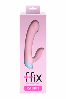 FemmeFunn FFIX Rabbit Pink Dual-Action Intimate Massager 20 Modes