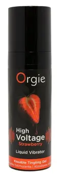 Orgie High Voltage Strawberry Gel 15ml - Intense Tingling Effect