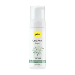 pjur Organic Fresh Gentle Cleansing Foam 150ml - Vegan Plant-Based Formula
