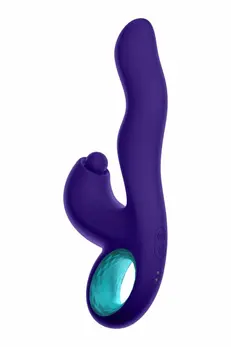FemmeFunn Klio Dark Purple Triple Action Intimate Device 21.3cm