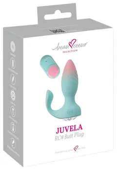 beau coeur JUVELA RC Intimate Plug with Remote Control, Pastel, 11.5cm