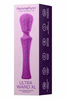 FemmeFunn Ultra Wand XL Purple - Extra Large Waterproof Massager 29cm