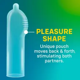 ONE Pleasure Plus 12-Pack Advanced Contoured Latex Condoms