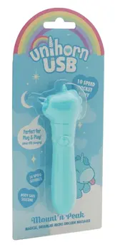 UNIHORN Mount'n Peak Mini Vibration Device USB Rechargeable Silicone 14.3cm