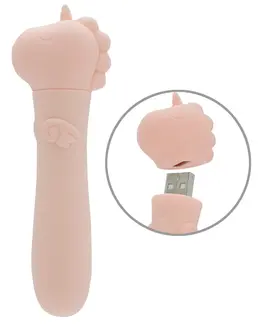 Unihorn USB Heart Throb Mini Intimate Massager, 10 Modes, Pink, 14.3cm