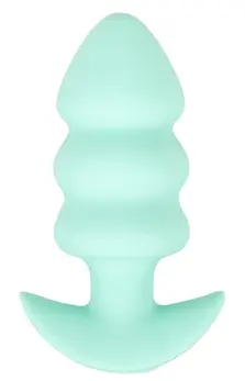 Cuties Vibrating Mini Plug Green - Compact Silicone Intimate System USB