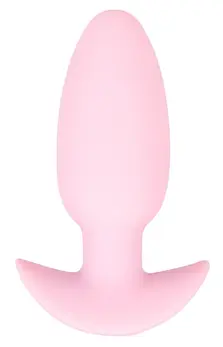 Cuties Rose Vibrating Plug - Compact Silicone Model, 7 Modes, 8 cm