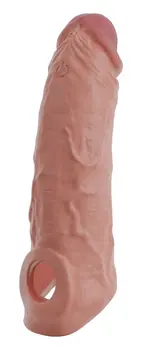 Realistixxx RealSleeve Vibrating Extension 20 cm Liquid Silicone