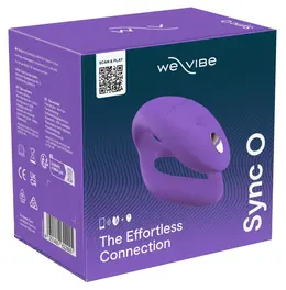 We-Vibe Sync O Bright Purple Couples Device - App Control, Flexible Fit
