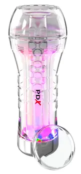 PDX Elite ViewTube XXL See-Thru LED Intimate Machine, Transparent 27.3cm