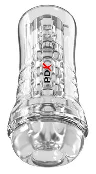 PDX Elite ViewTube EZ-Grip Transparent Stimulation System 21cm
