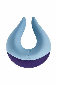FemmeFunn Volea Light Blue Intimate Device - 10 Modes, Waterproof, Compact