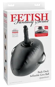 Fetish Fantasy Series Body Dock Inflatable Support Ball + Platinum Attachment
