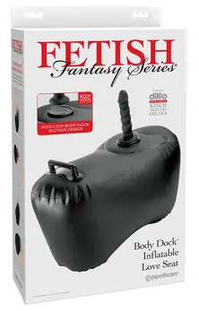 Fetish Fantasy Series Body Dock Inflatable Support Seat with Silicone Attachment