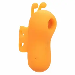 CalExotics Neon Vibes Orange Ergonomic Finger Device 10 Modes Waterproof