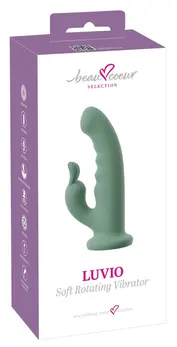 beau coeur Luvio Rotating Soft Dual Motor System with Suction Cup 19.3cm