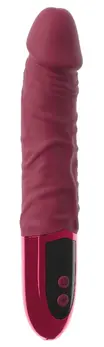 beau coeur VARELO Natural Vibrator Red 23cm 12 Modes Silicone LED USB