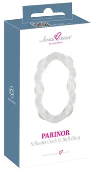 beau coeur PARINOR Silicone Dual Support Ring, Transparent, 10.6 cm