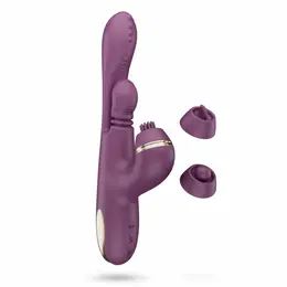 Vibe Collection Trio Tap Multi-Function Silicone Stimulation Device Pink