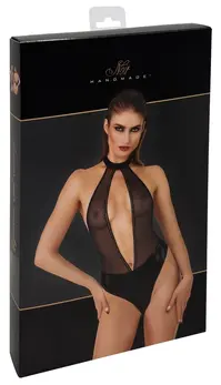 Noir Handmade Body XL with Rhinestone Accents and Powerwetlook Finish