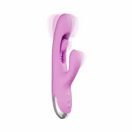 Good Vibes Only Rabbit Vibrator Moving Finger Purple - 23 Modes, Ergonomic Design