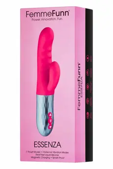 FemmeFunn Essenza Pink Dual-Action Thrusting Silicone Device 24.4cm