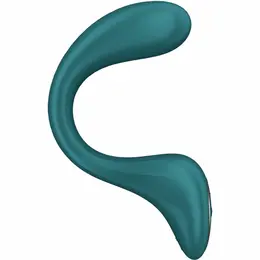 Satisfyer G for Goddess 2 Rabbit Vibrator, Bottle Green, Dual Motors